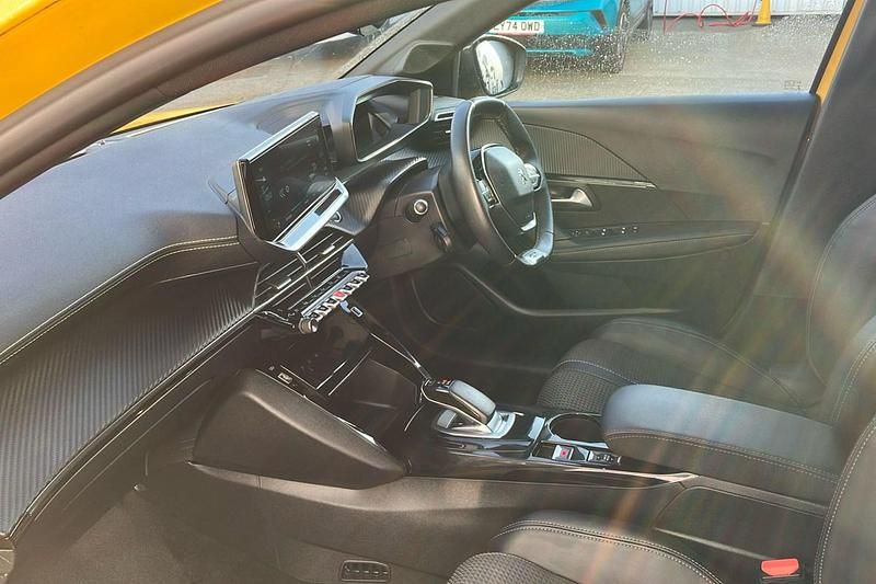 Used Peugeot e-208 GTi 100 kW (136 HP) 2021 Yellow Hatchback