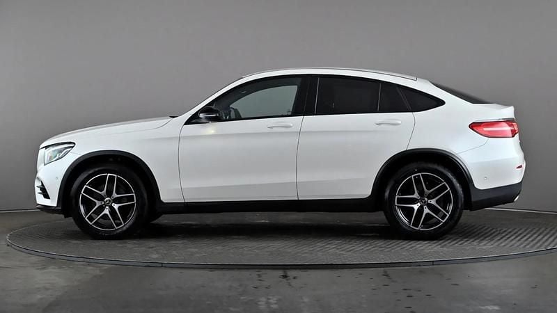 Used Mercedes GLC220 AMG line 170 HP (125 kW) 2017 White Coupe