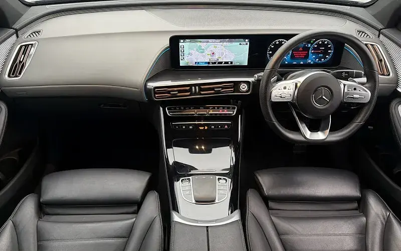 Used Mercedes EQC400 AMG line 300 kW (408 HP) 2022 Black SUV