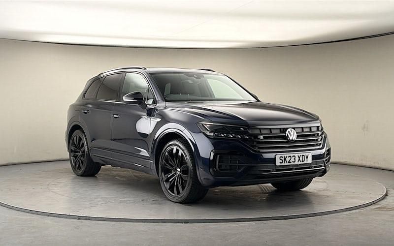 Used VW Touareg Black Edition 286 HP (210 kW) 2022 Meloe blue crystal effect/meloe blue crystal effec SUV
