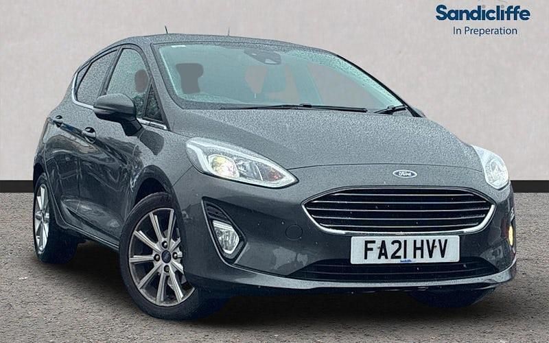 Grey Used 2021 Ford Fiesta Titanium Hatchback | £10,971 (Good price) - Image 1/4