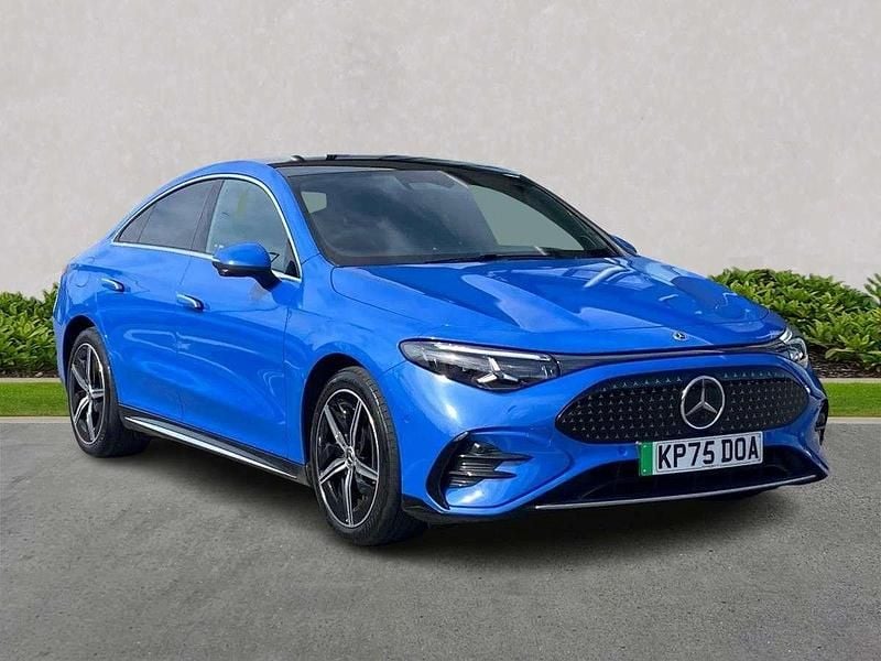 Used Mercedes CLA 250+ AMG line 200 kW (272 HP) 2025 Blue Sedan