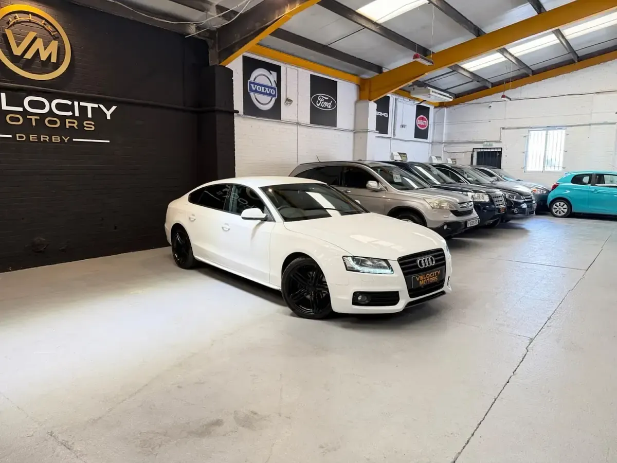 Used Audi A5 Sportback S-Line 2012 White Hatchback