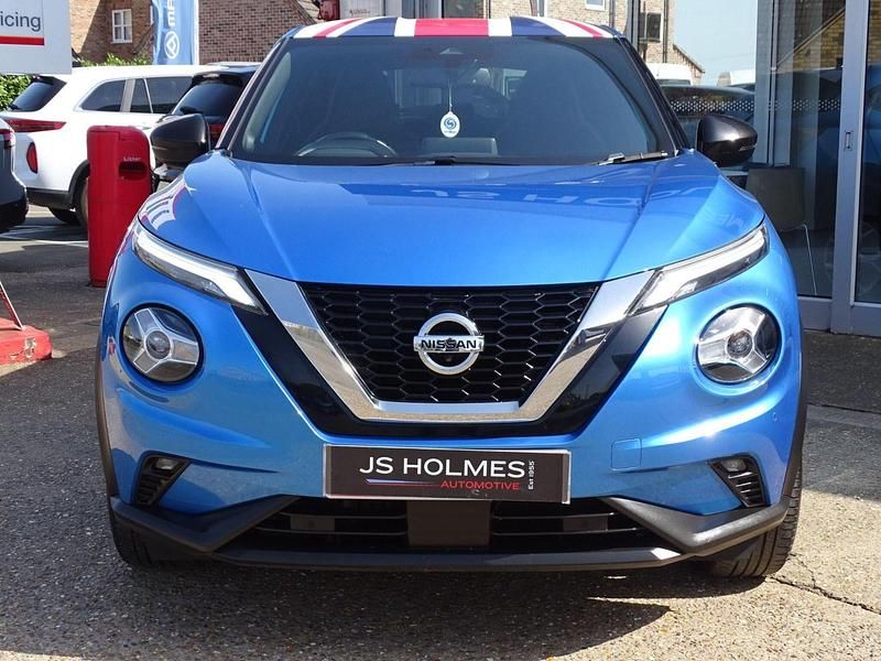 Begagnad Nissan Juke N-Connecta 2020 Blå SUV