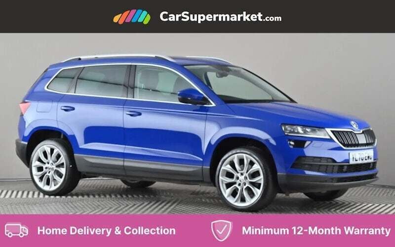 Blue Used 2021 Skoda Karoq SE L SUV | £16,897 (Good price) - Image 1/4