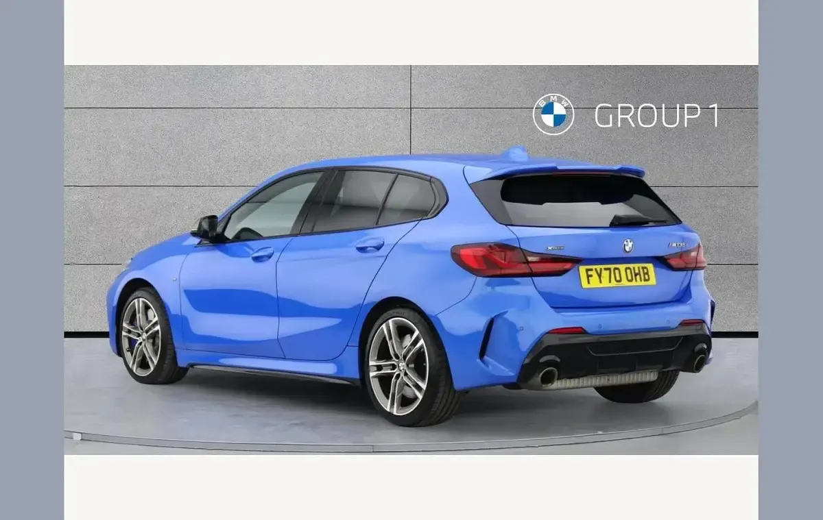 Used BMW M135 Shadowline 306 HP (225 kW) 2020 Blue Hatchback