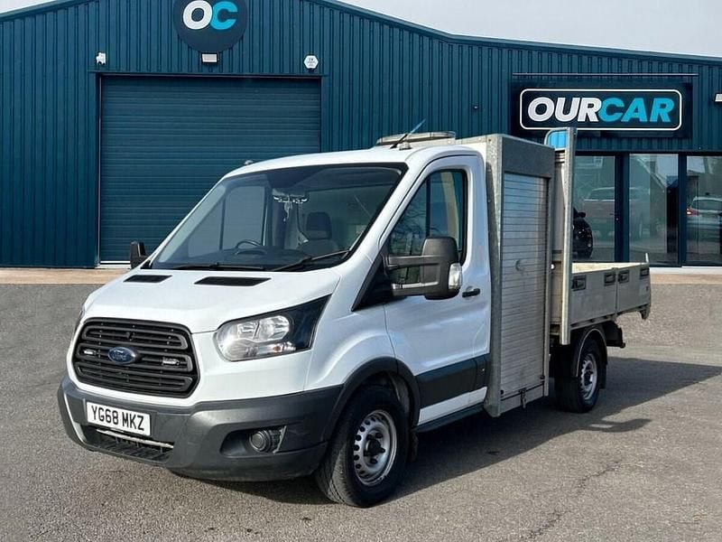 Used Ford Transit 130 HP (95 kW) 2018 White Cabriolet