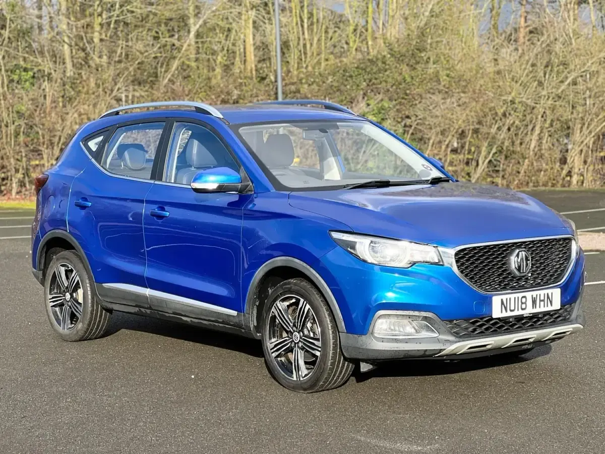 Used MG ZS Exclusive 106 HP (77 kW) 2018 Blue SUV