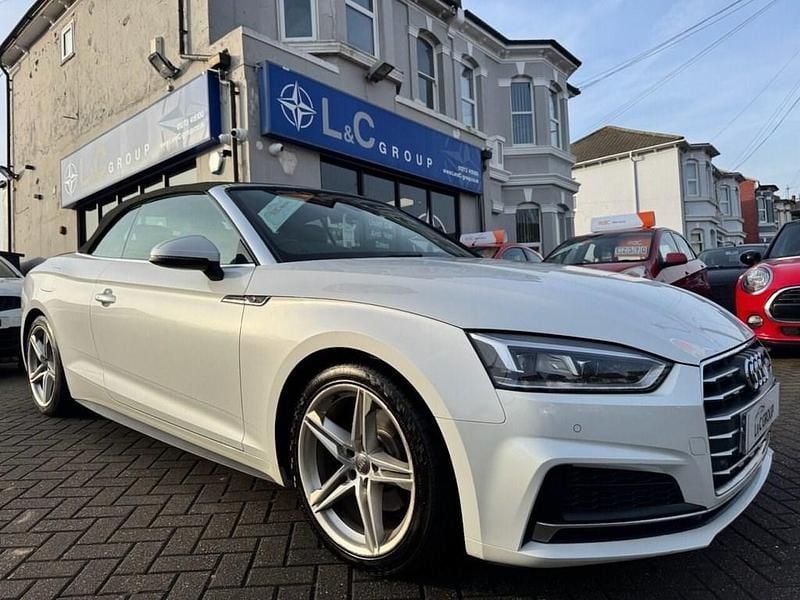 Used Audi A5 Cabriolet S-Line 2017 White Cabriolet