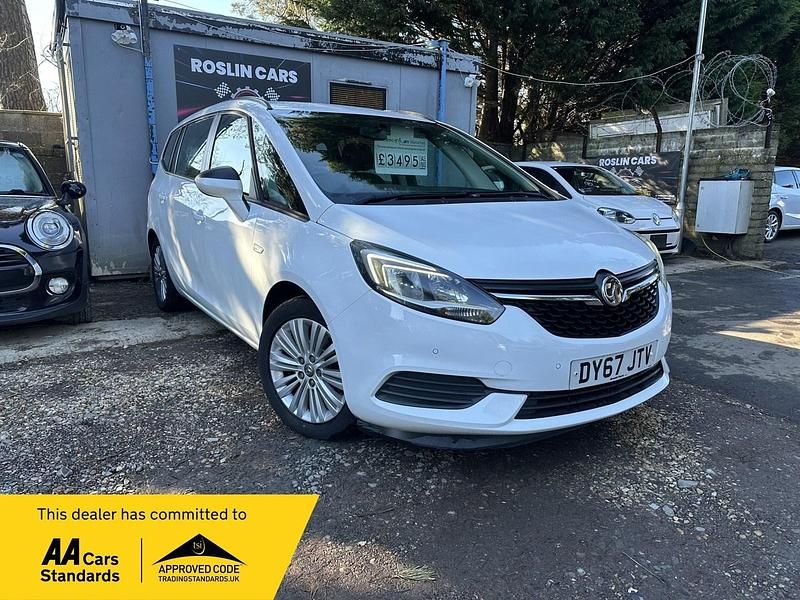 Used Vauxhall Zafira Design Edition 2017 White MPV