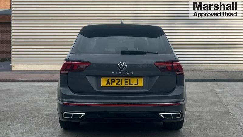 Used VW Tiguan R-line 150 HP (110 kW) 2021 Dolphin grey metallic SUV