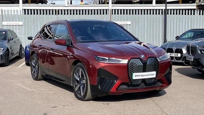 Red Used 2021 BMW iX M Sport SUV | £32,664 (Fair price) - Image 1/4