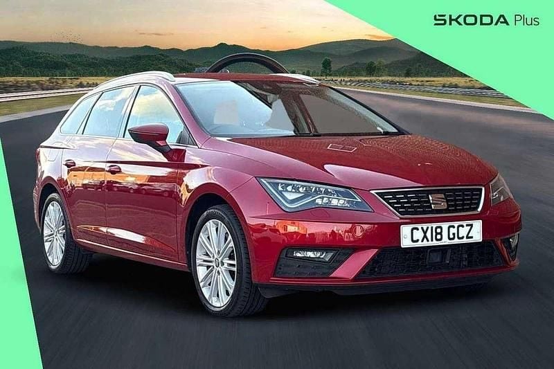 Red Used 2018 Seat Leon ST XCELLENCE Estate | £11,800 (Fair price) - Image 1/4