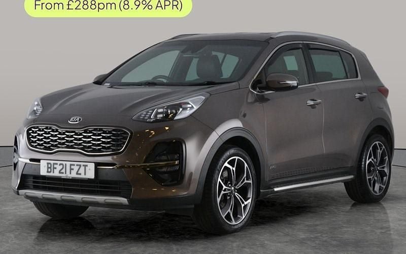 Used Kia Sportage GT-Line 177 HP (130 kW) 2021 Brown SUV