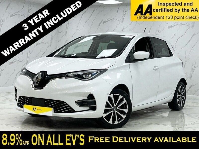 White Used 2022 Renault Zoe GT-Line Hatchback | £10,400 (Fair price) - Image 1/2