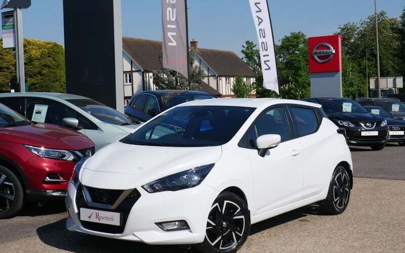 White Used 2022 Nissan Micra Acenta Hatchback | £11,940 (Fair price) - Image 1/4