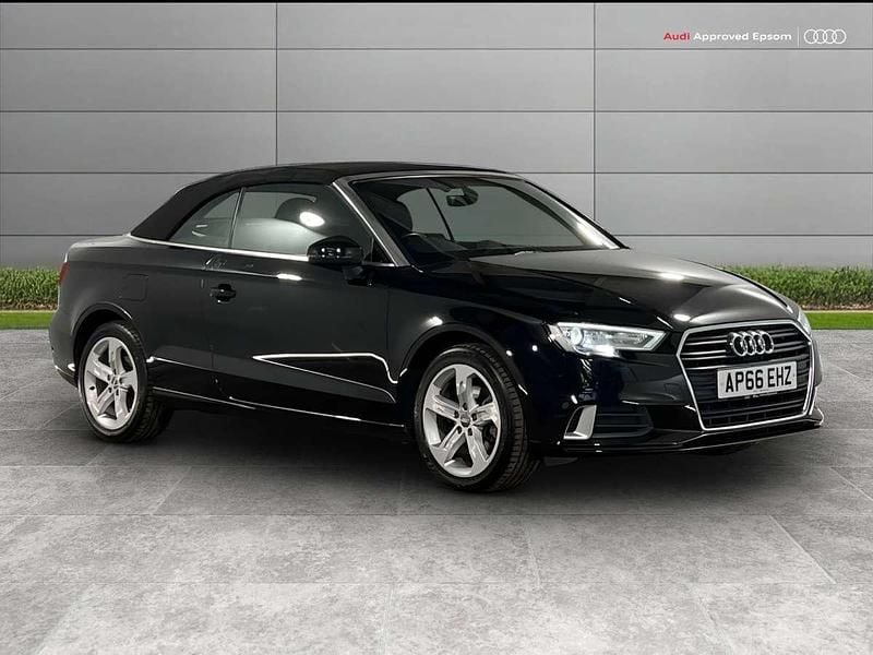 Black Used 2017 Audi A3 Cabriolet Sport Cabriolet | £13,999 (Fair price) - Image 1/4