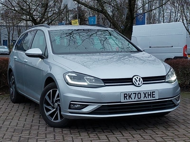 Silver Used 2020 VW Golf VII Edition Estate | £18,498 (Fair price) - Image 1/4