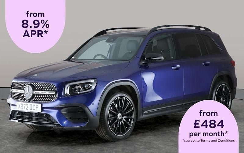 Blue Used 2022 Mercedes GLB200 AMG Line Premium Plus SUV | £29,313 (Fair price) - Image 1/3