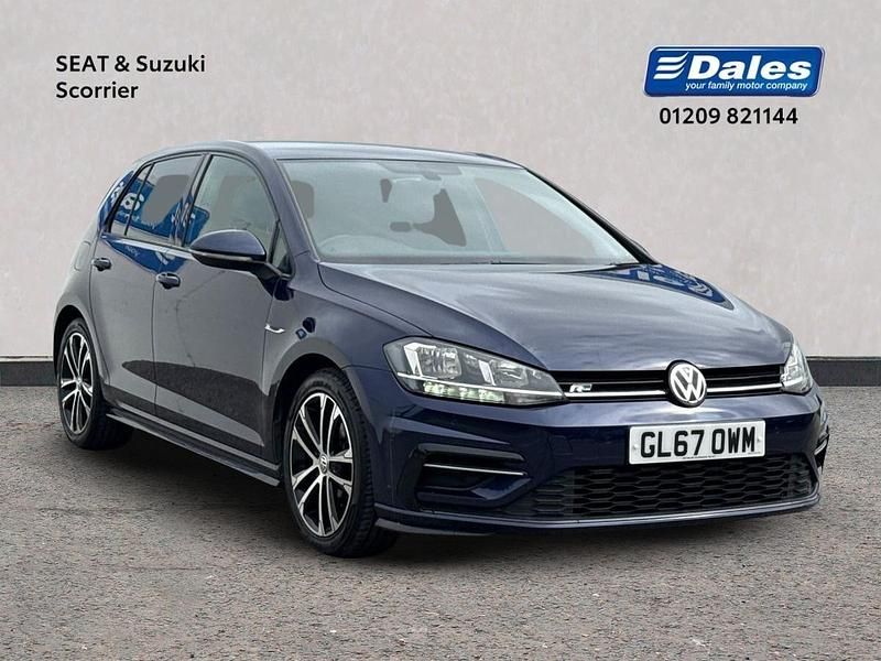 Blue Used 2017 VW Golf VII R-line Hatchback | £16,500 (Expensive) - Image 1/1