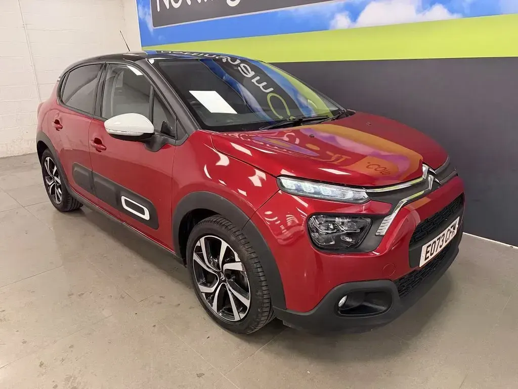 Used Citroën C3 PureTech 110 HP (80 kW) 2023 Red Hatchback