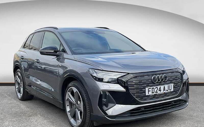 Grey Used 2024 Audi Q4 e-tron Black Edition SUV | £37,190 (A bit pricey) - Image 1/4