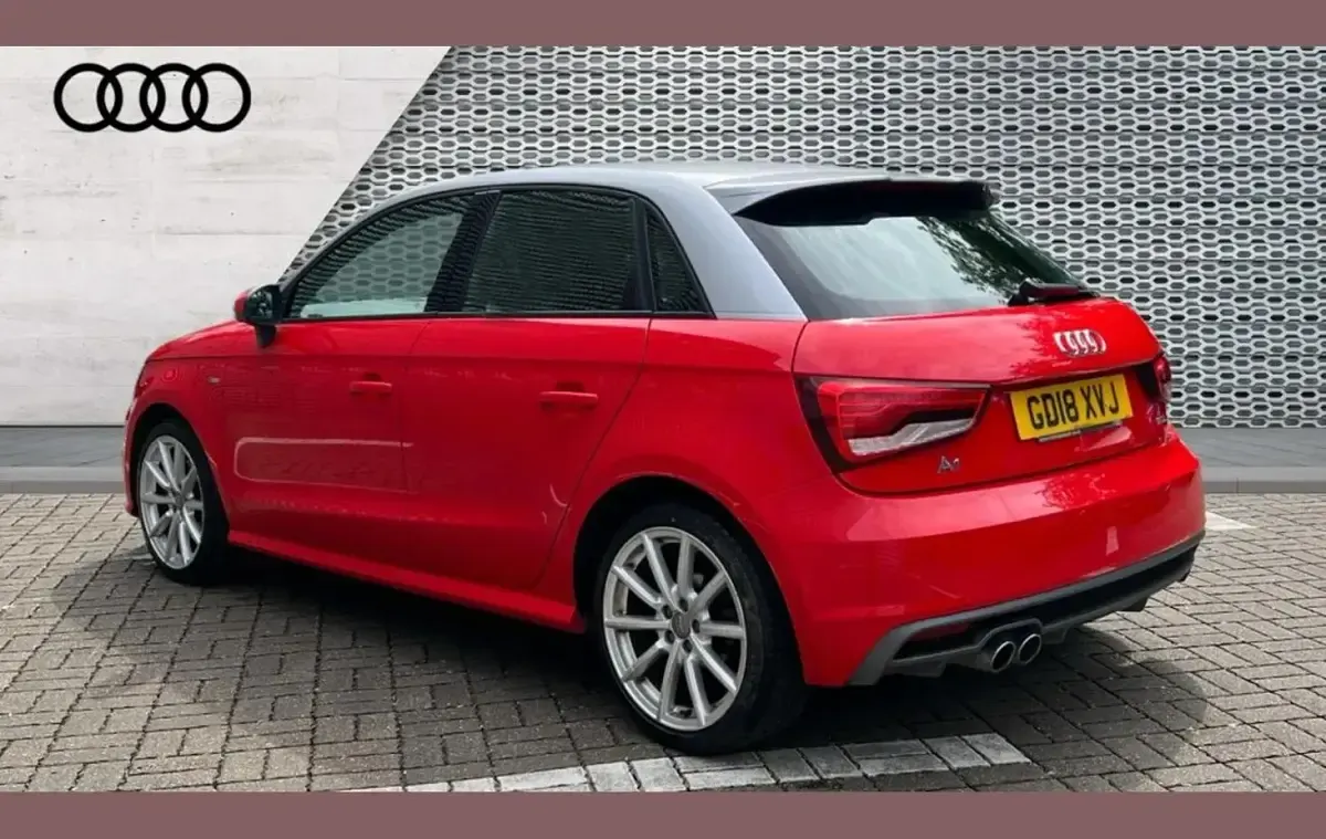 Used Audi A1 S-Line 123 HP (90 kW) 2018 Red Hatchback