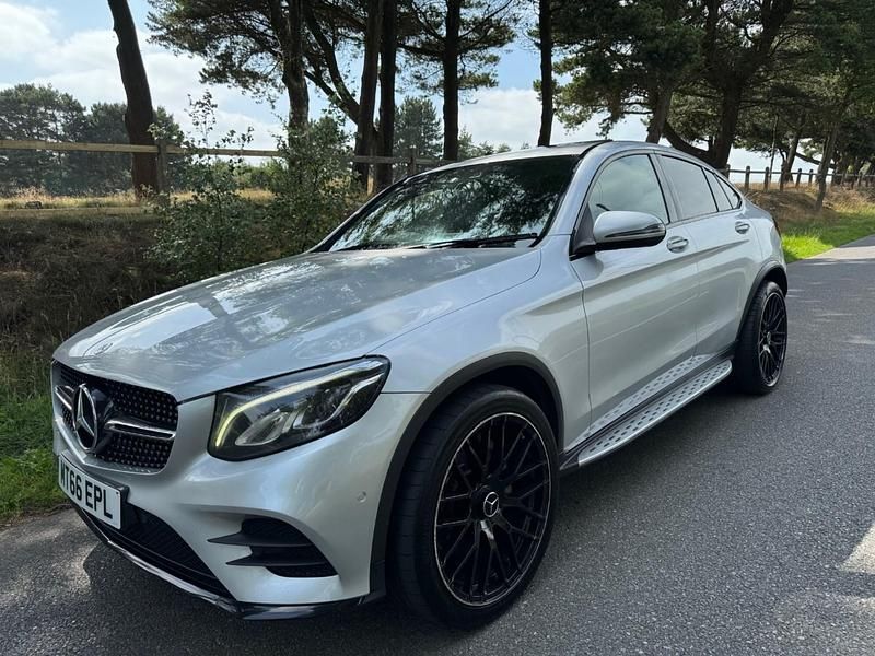 Silver Used 2016 Mercedes GLC220 AMG Line Premium Coupe | £14,490 - Image 1/4