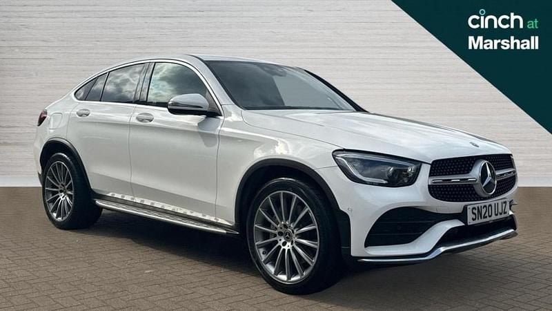 White Used 2020 Mercedes GLC300 AMG Line Premium Coupe | £30,591 (Super price) - Image 1/4