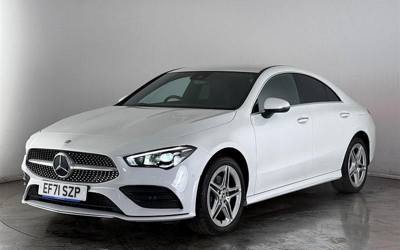 Used Mercedes CLA250e AMG Line Premium 218 HP (160 kW) 2022 White Sedan