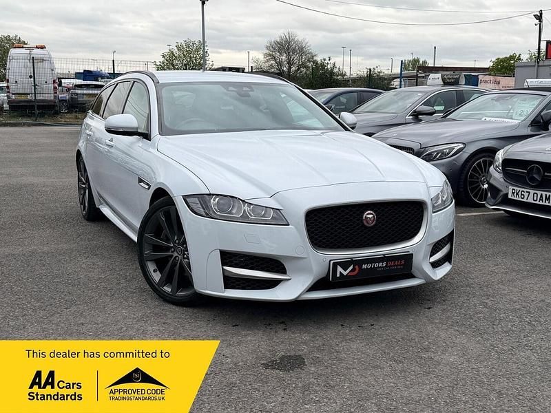 Used Jaguar XF R-Sport 2018 White Estate