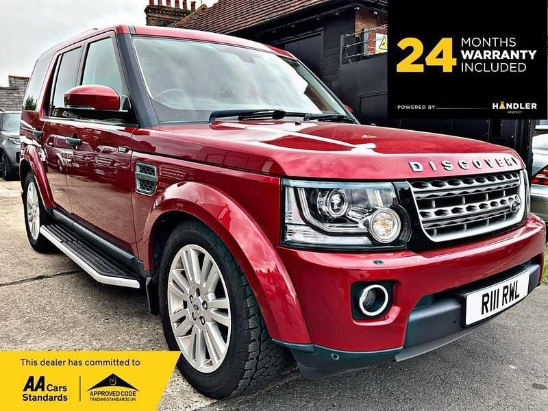 Red Used 2014 Land Rover Discovery 4 S SUV | £13,990 (Fair price) - Image 1/2