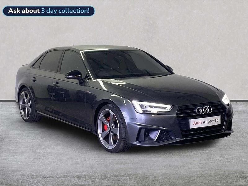 Grey Used 2019 Audi A4 Black Edition Sedan | £16,992 (Fair price) - Image 1/4