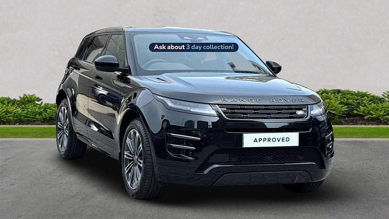 Black Used 2025 Land Rover Range Rover evoque HSE Dynamic | £44,266 - Image 1/4