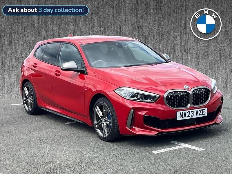 Red Used 2023 BMW M135 Comfort Edition Hatchback | £27,999 (Good price) - Image 1/4