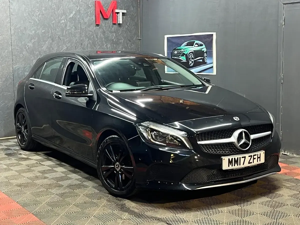 Used Mercedes A180 Premium 109 HP (80 kW) 2017 Black Hatchback