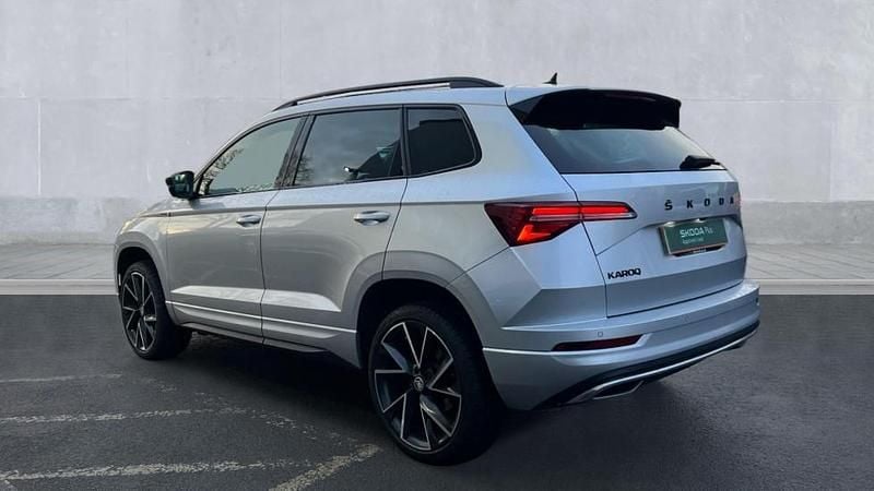 Used Skoda Karoq SportLine 150 HP (110 kW) 2023 Brilliant silver metallic SUV