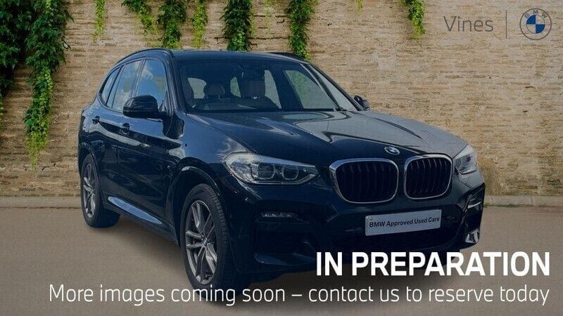 Black Used 2020 BMW X3 M Sport SUV | £28,516 (Fair price) - Image 1/4