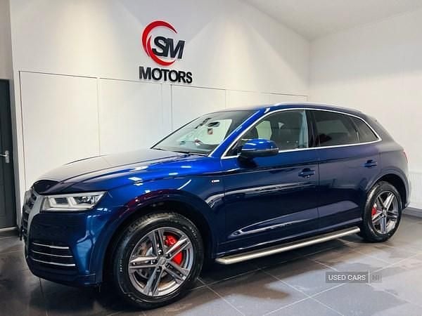 Used Audi Q5 S-Line 190 HP (139 kW) 2017 Blue SUV