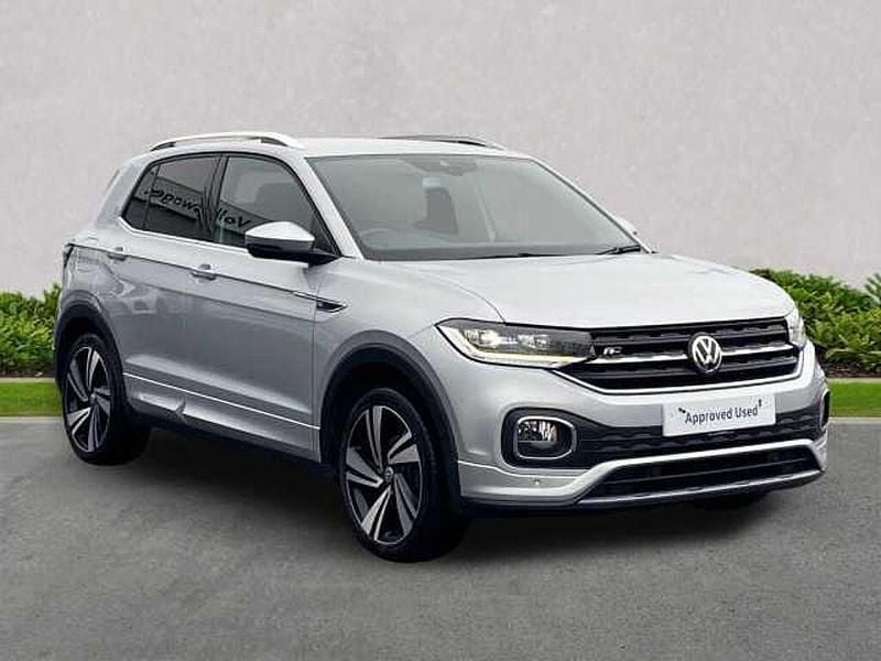 Silver Used 2019 VW T-Cross R-line SUV | £13,998 (Fair price) - Image 1/4