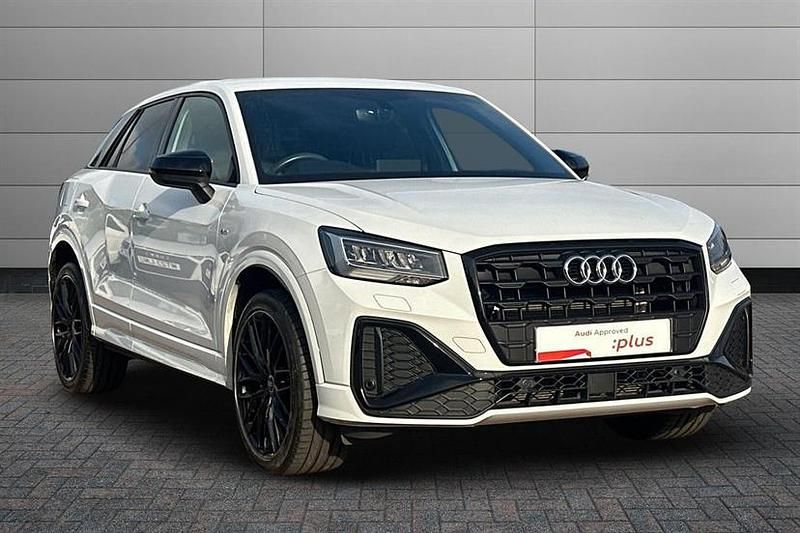 Glacier white Used 2022 Audi Q2 Black Edition SUV | £21,799 (Expensive) - Image 1/4