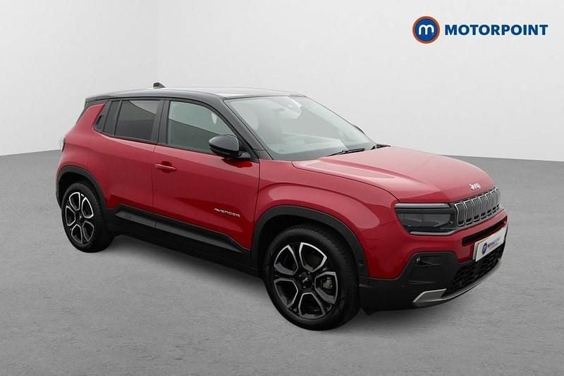 Red/black Used 2024 Jeep Avenger EV Summit SUV | £19,399 (Fair price) - Image 1/4