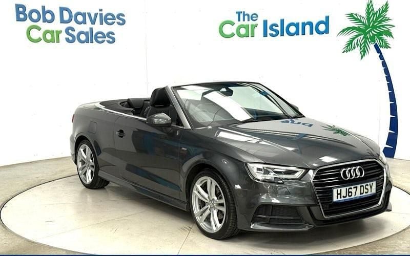 Grey Used 2017 Audi A3 Cabriolet S-Line Cabriolet | £14,250 (Fair price) - Image 1/4