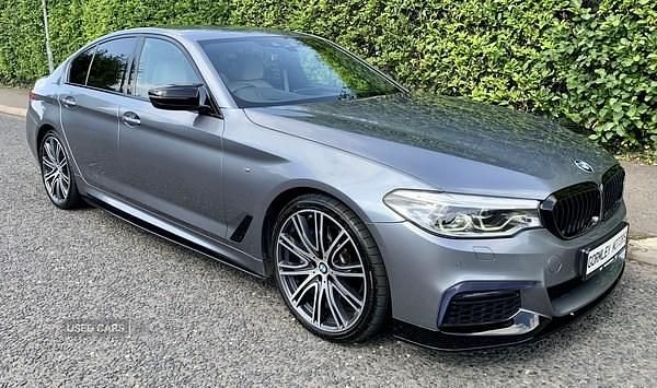 Blue Used 2018 BMW 530 M Sport Sedan | £20,450 (Fair price) - Image 1/4