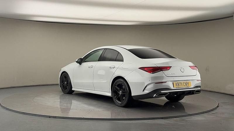 Used Mercedes CLA200 AMG line 2021 White Coupe