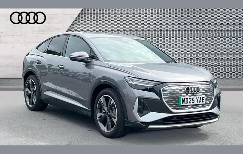 Grey New 2025 Audi Q4 Sportback e-tron S-Line SUV | £37,990 (Fair price) - Image 1/4