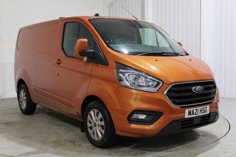 Used Ford Transit Custom Limited 130 HP (95 kW) 2021 Orange Van