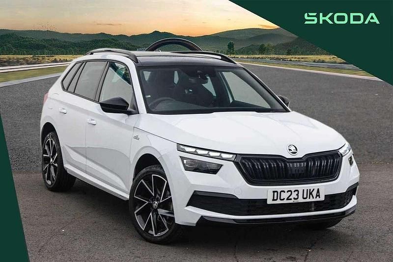 Moon white metallic Used 2023 Skoda Kamiq Monte Carlo SUV | £19,995 (A bit pricey) - Image 1/4