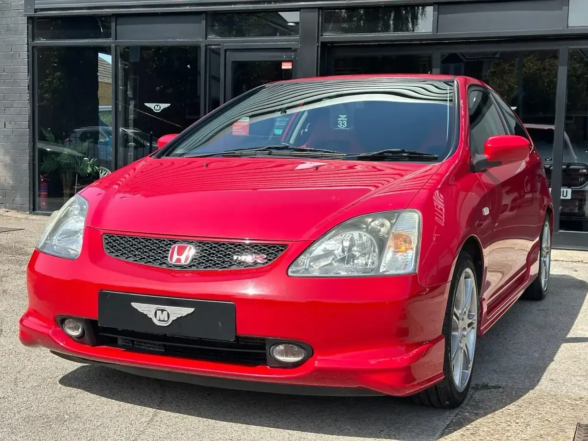 Begagnad Honda Civic Type R 2003 Röd Halvkombi