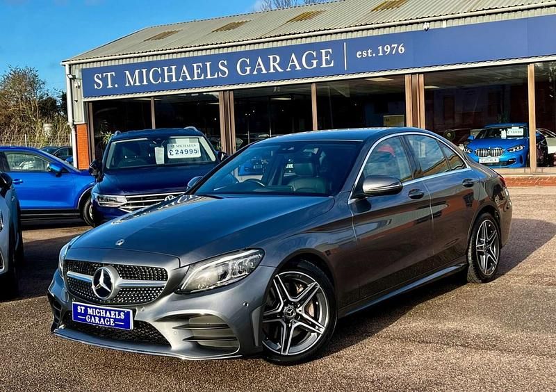 Used Mercedes C300 AMG Line Premium 2018 Grey Sedan